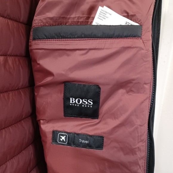 HUGO BOSS Callero Quilted Lined Hooded Jacket Size 36 Mens Small - Picture 3 of 13